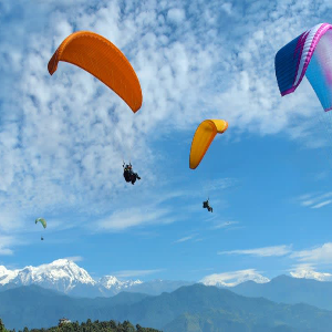 Paragliding and Zipflyer combo at Pokhara